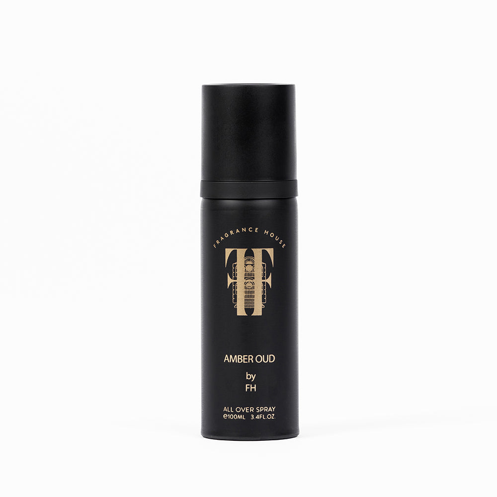 AMBER OUD by FH - ALL OVER SPRAY 100ml  عنبر عود من إف إتش - بخاخ للجسم 100 مل