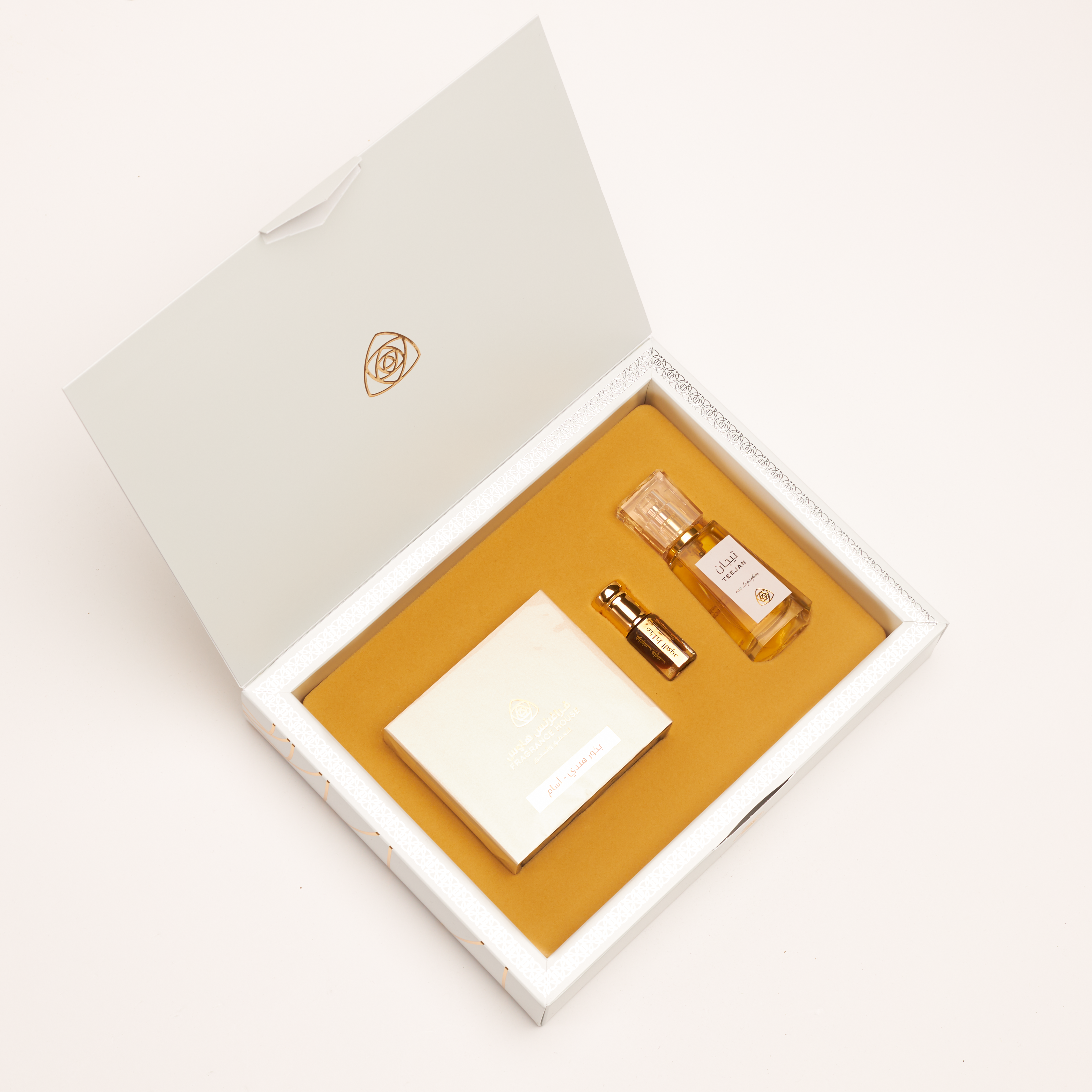 Elegant luxury gift box with perfume from fhkuwait in Kuwait